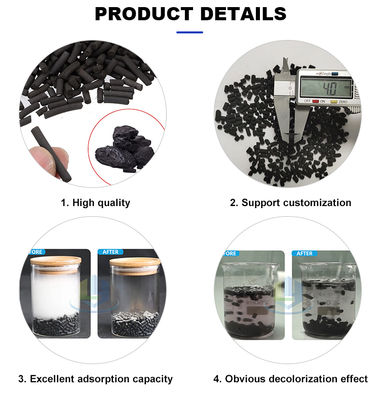 Coal Activated Carbon Columnar Cylindrically Water Treatment Air Purification