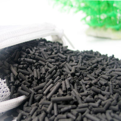 Black CTC 70 80 90 Coal Pellet Activated Carbon For Bulk Density Air Purifier