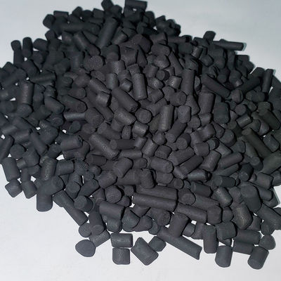 คาร์บอนกัมมันต์ MSDS แบบเสา 4 มม. ความบริสุทธิ์ 100% สำหรับระบบบำบัดน้ำในตู้ปลา