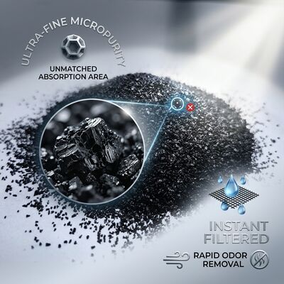 Chemical Purification Activated Carbon Charcoal Powder Item Activated Carbon Powder Storage Dry Place Ideal For Air Control Systems