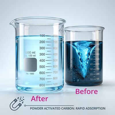 Black High Purity Activated Carbon Moisture Content Below 5 Percent Suitable for Odor Control and Toxic Substance Removal