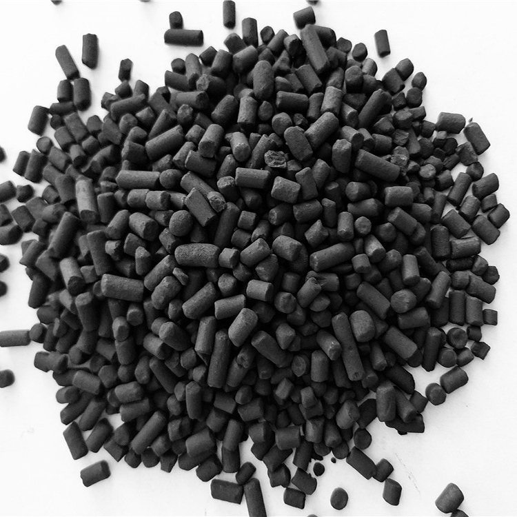 Black CTC 70 80 90 Coal Pellet Activated Carbon For Bulk Density Air Purifier
