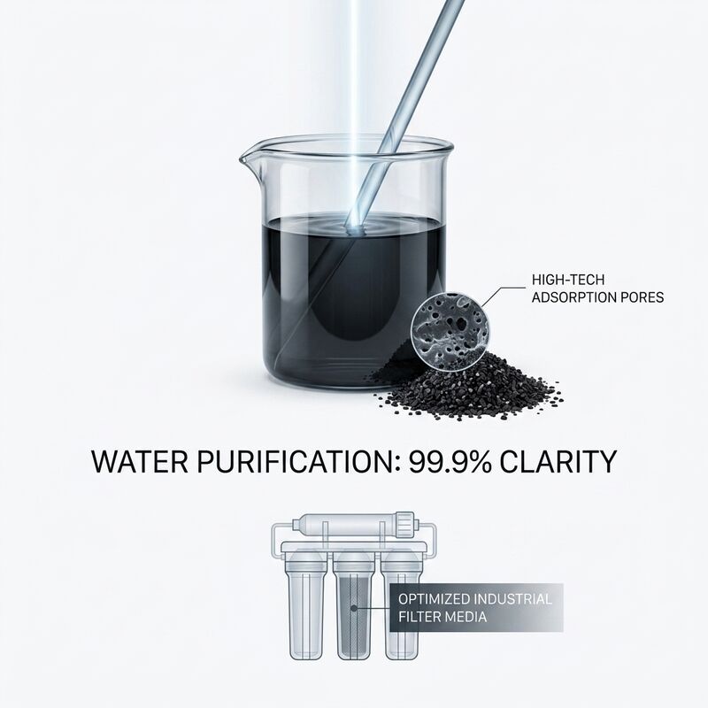 Black Powder Activated Carbon Charcoal Powder Pore Volume ≥0.8 Cm3g Designed for Air Filtration and Hazardous Gas Absorption